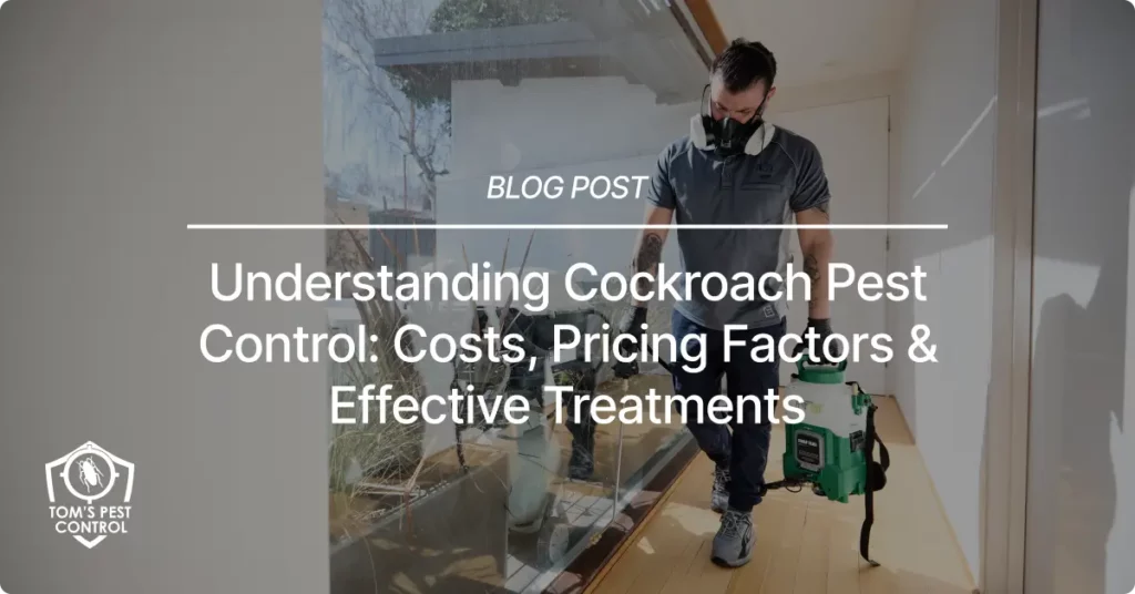 cockroach pest control cost in london